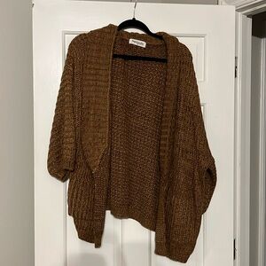 Thick cardigan